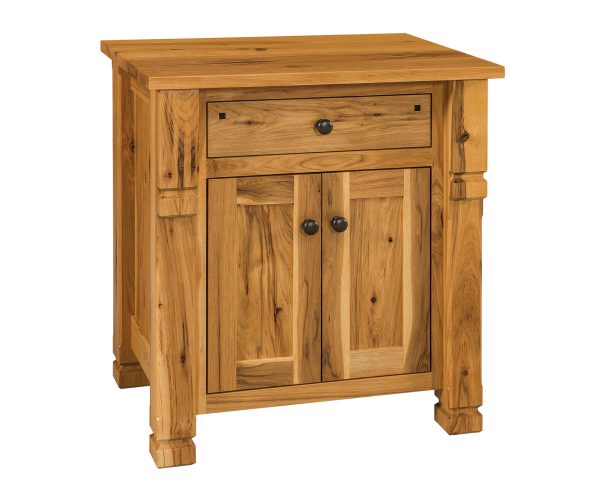 Brockport 2 Door 1 Drawer Nightstand