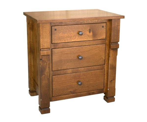 Brockport 3 Drawer Nightstand
