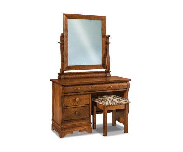 Chippewa Sleigh Vanity Dresser