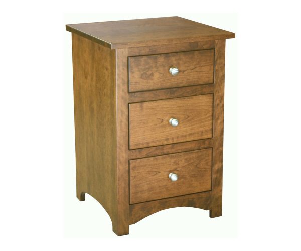 Shaker 3 Drawer Nightstand