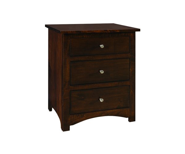 Shaker 3 Drawer Nightstand