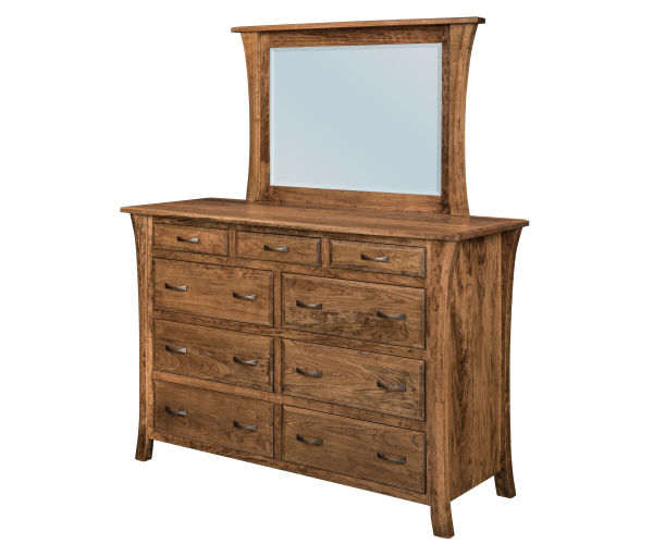 Ensenada 9 Drawer Dresser W/ Mirror