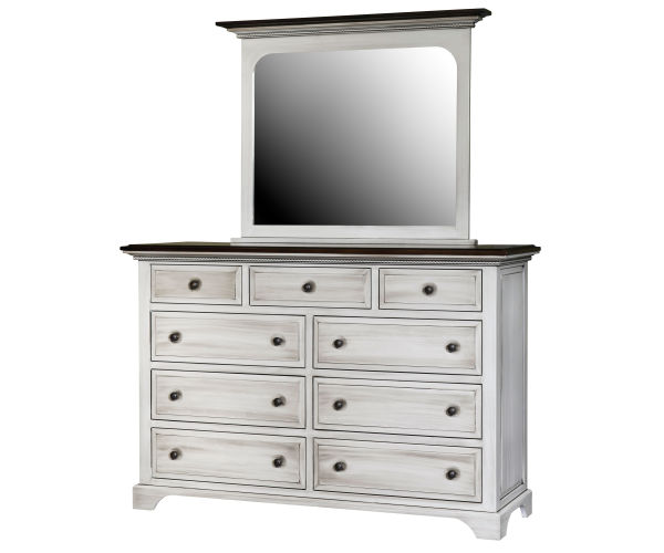 Escalade 9 Drawer Dresser W/ Mirror
