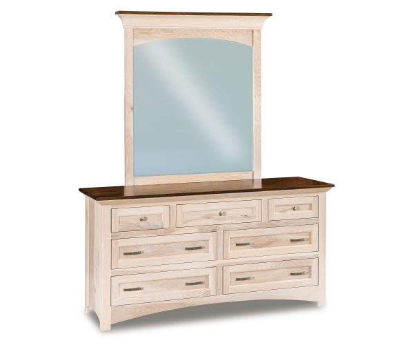 Lincoln 7 Drawer Dresser w/ Tall Mirror