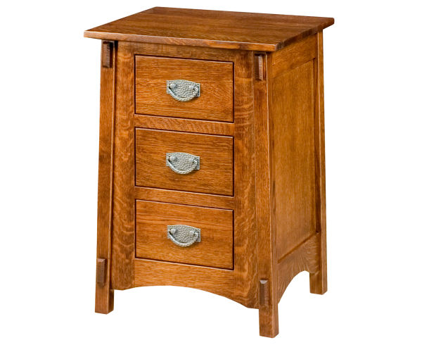 McCoy 3 Drawer Nightstand