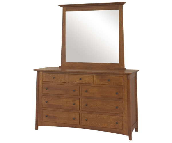 McCoy 9 Drawer Dresser W/ Mirror