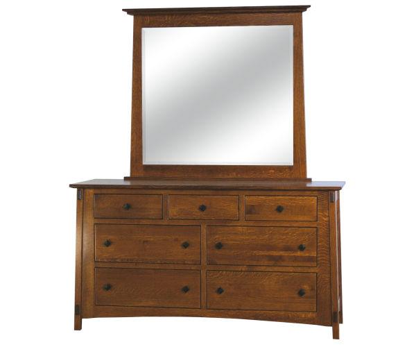 McCoy 7 Drawer Dresser W/ Mirror