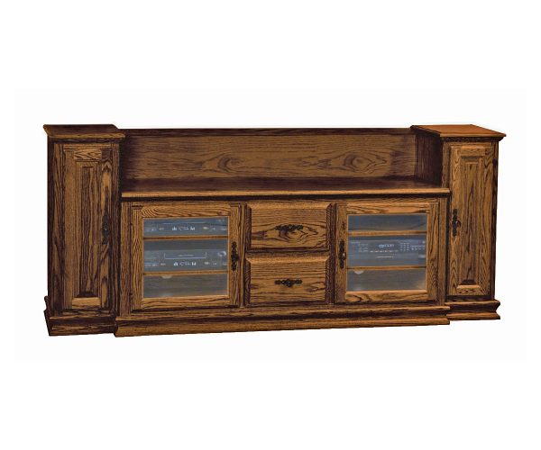 Heritage TV Console with Towers