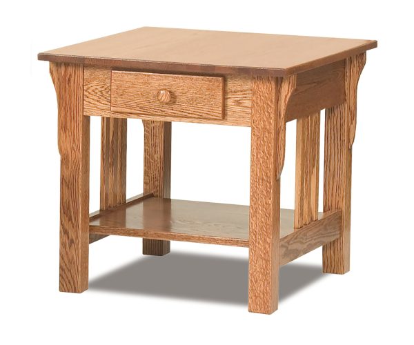 Slat Mission End Table