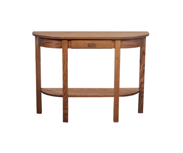 Mission Half Oval Table