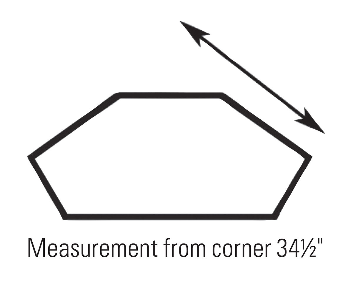 Mission Corner Cabinet - 49"W - Image 2
