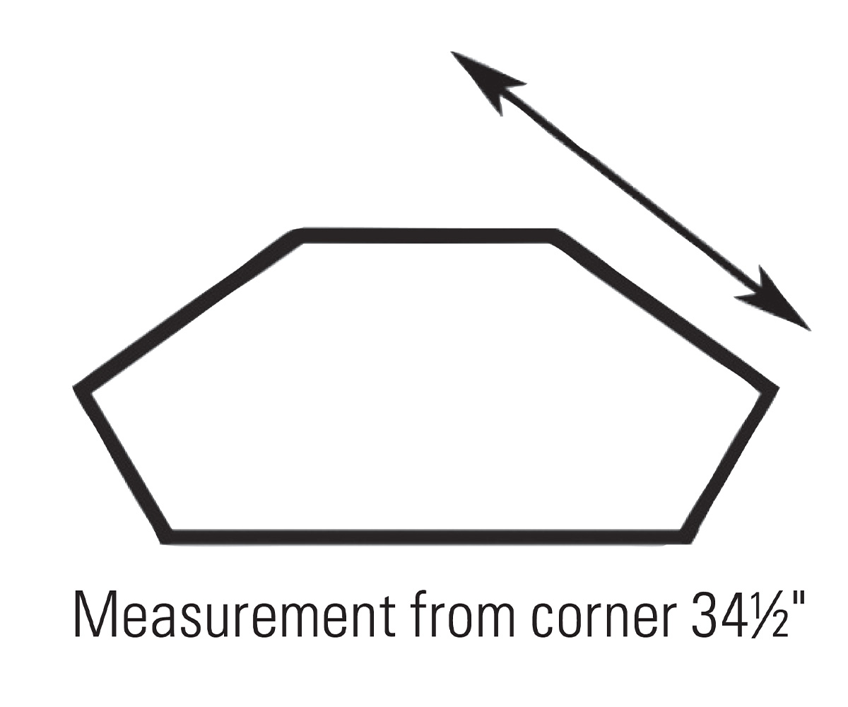 Kenwood Corner Cabinet - 49"W - Image 2