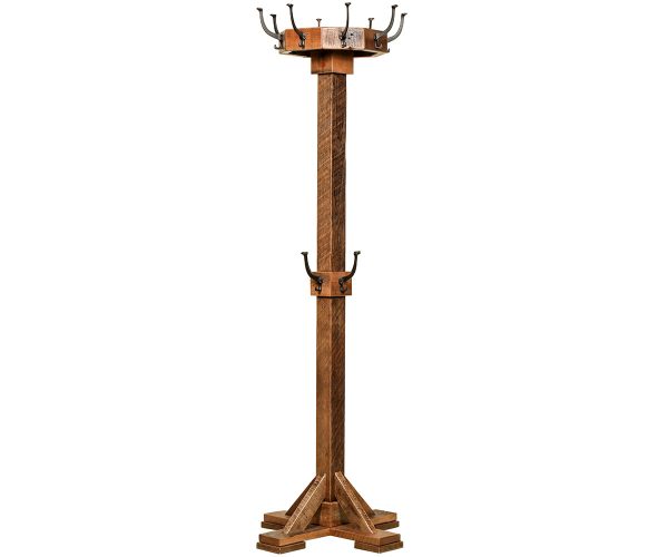 Rustic Hall Tree with Revolving Top
