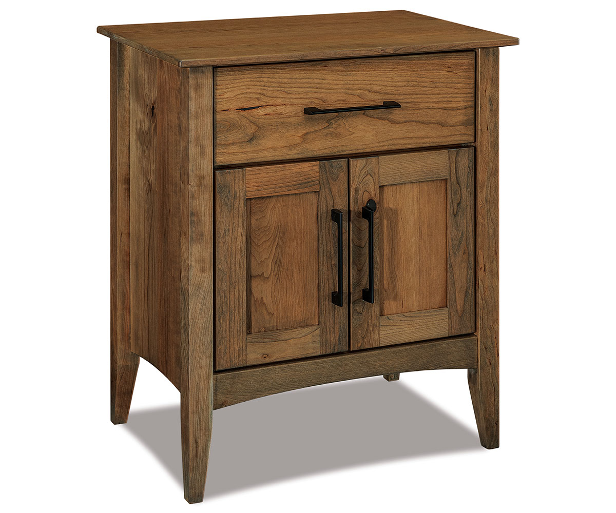 Atlantic 1 Drawer, 2 Door Nightstand