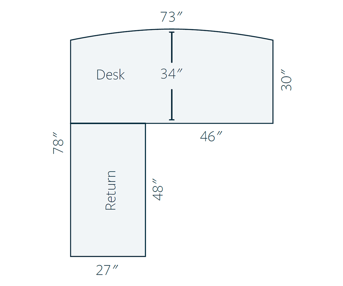Oakwood L Desk - Image 3