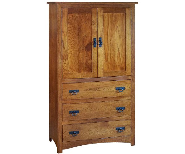 Shaker 3 Drawer Armoire