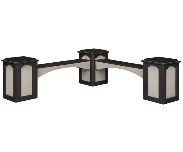 L-Shaped Classic Planter Bench