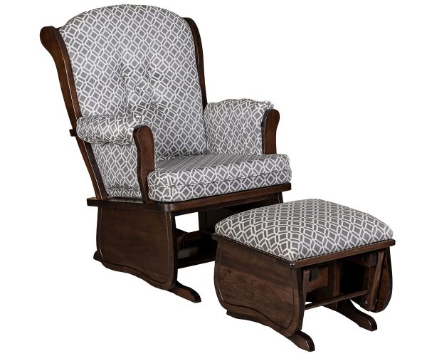 Swanback Regular Glider and Ottoman