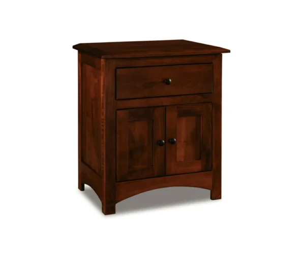 Finland 1 Drawer 2 Door Nightstand