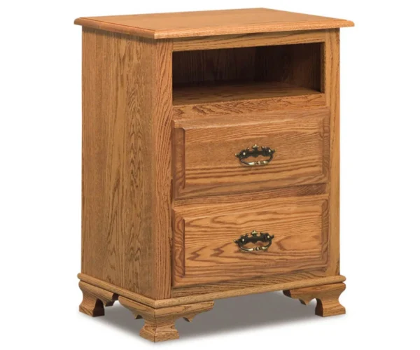 Heritage 2 Drawer Open Nightstand