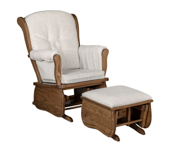 Swanback Minnie Regular Glider and Ottoman