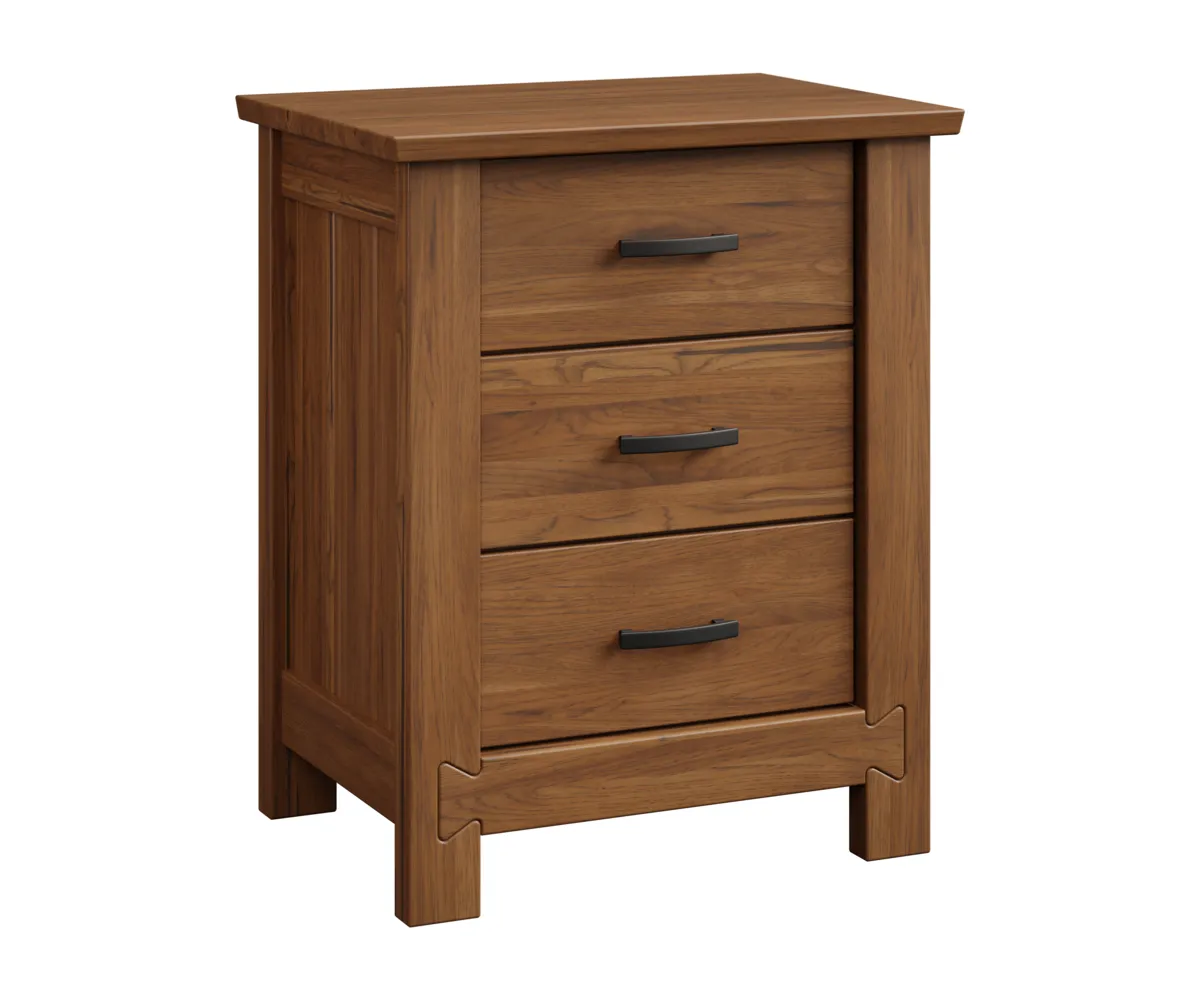 Dovetail 3 Drawer Nightstand - 24"