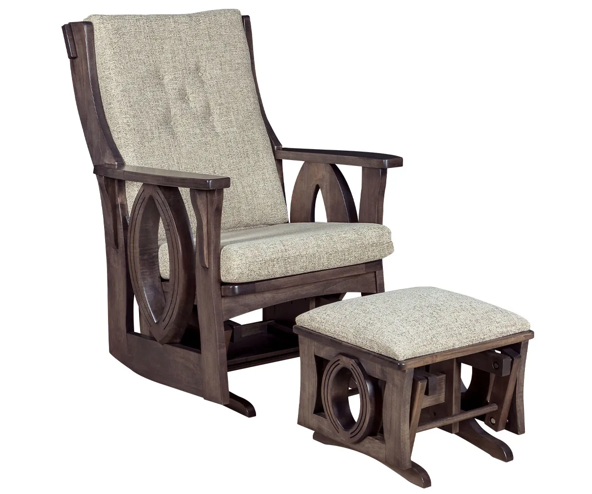 Sebana Saratoga Regular Glider and Ottoman