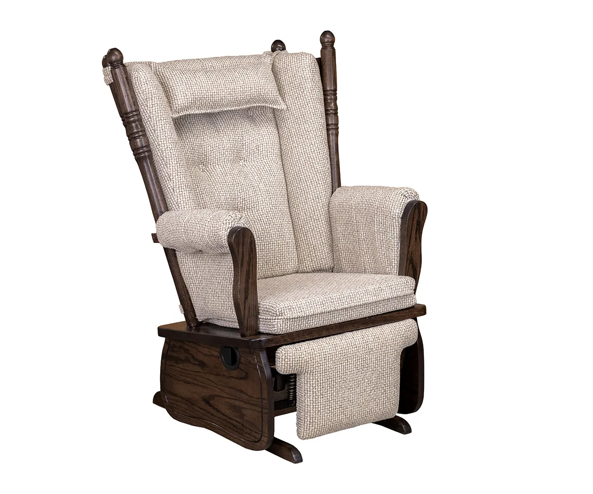 4 Post Minnie Regular Glider and Ottoman - Image 2