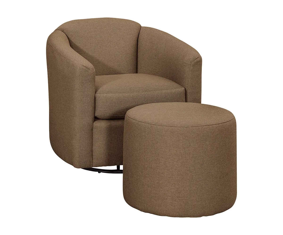 Fusion 22" Round Footstool - Image 2