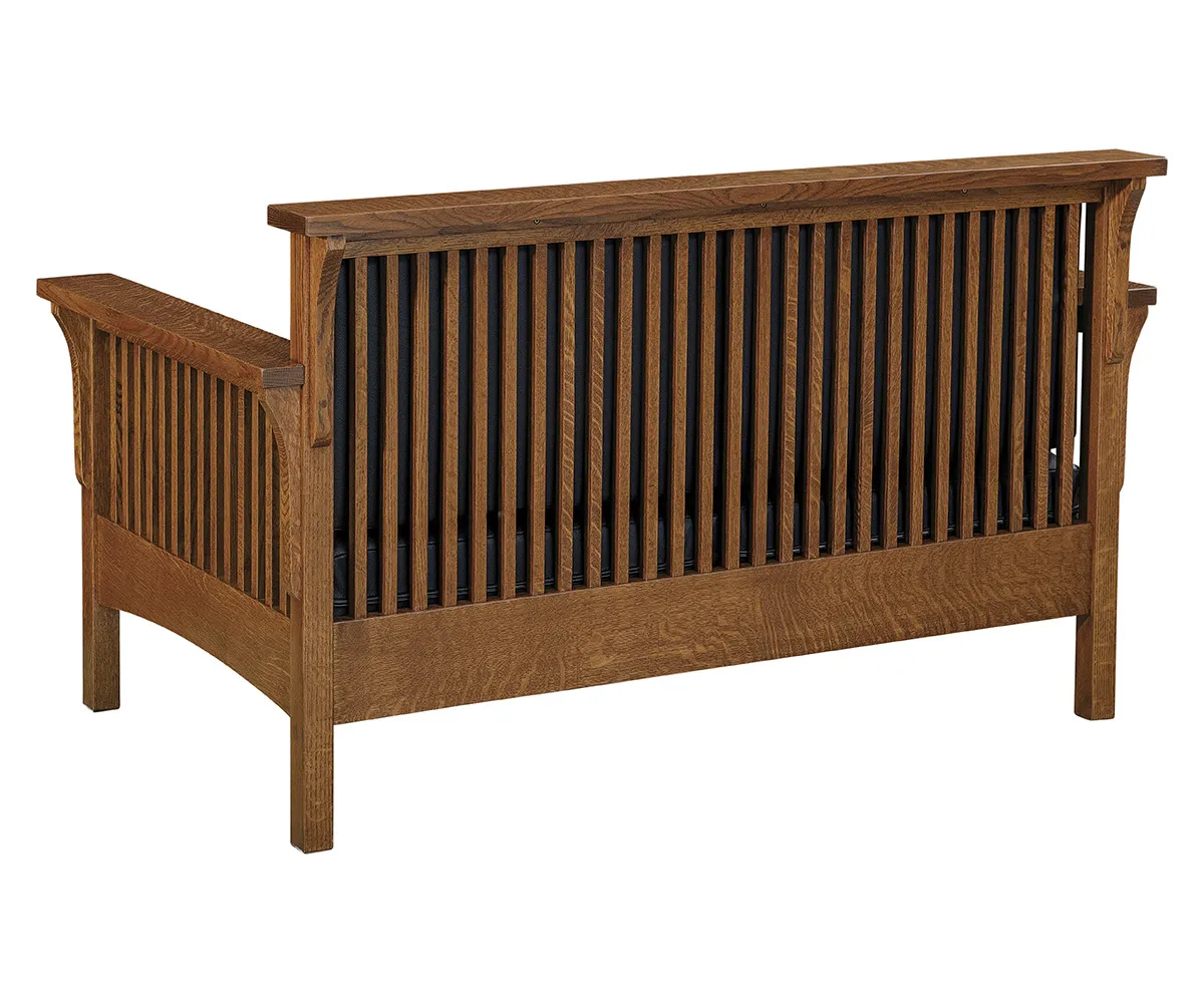 Highback Slat Loveseat - Image 2