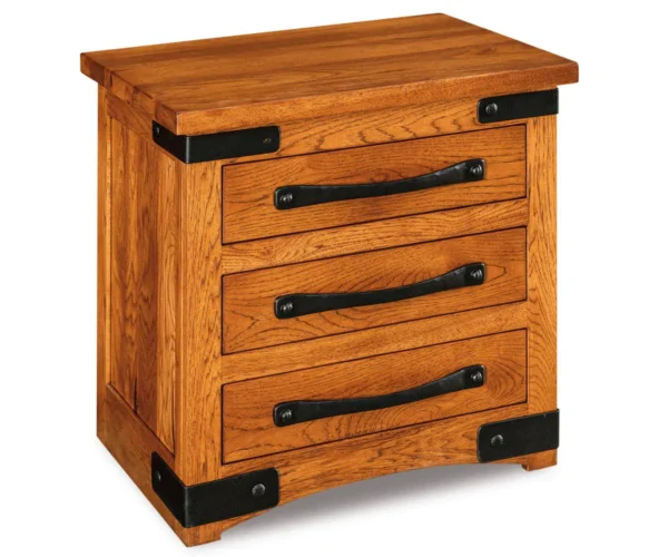 Orewood 3 Drawer Nightstand - 25"W