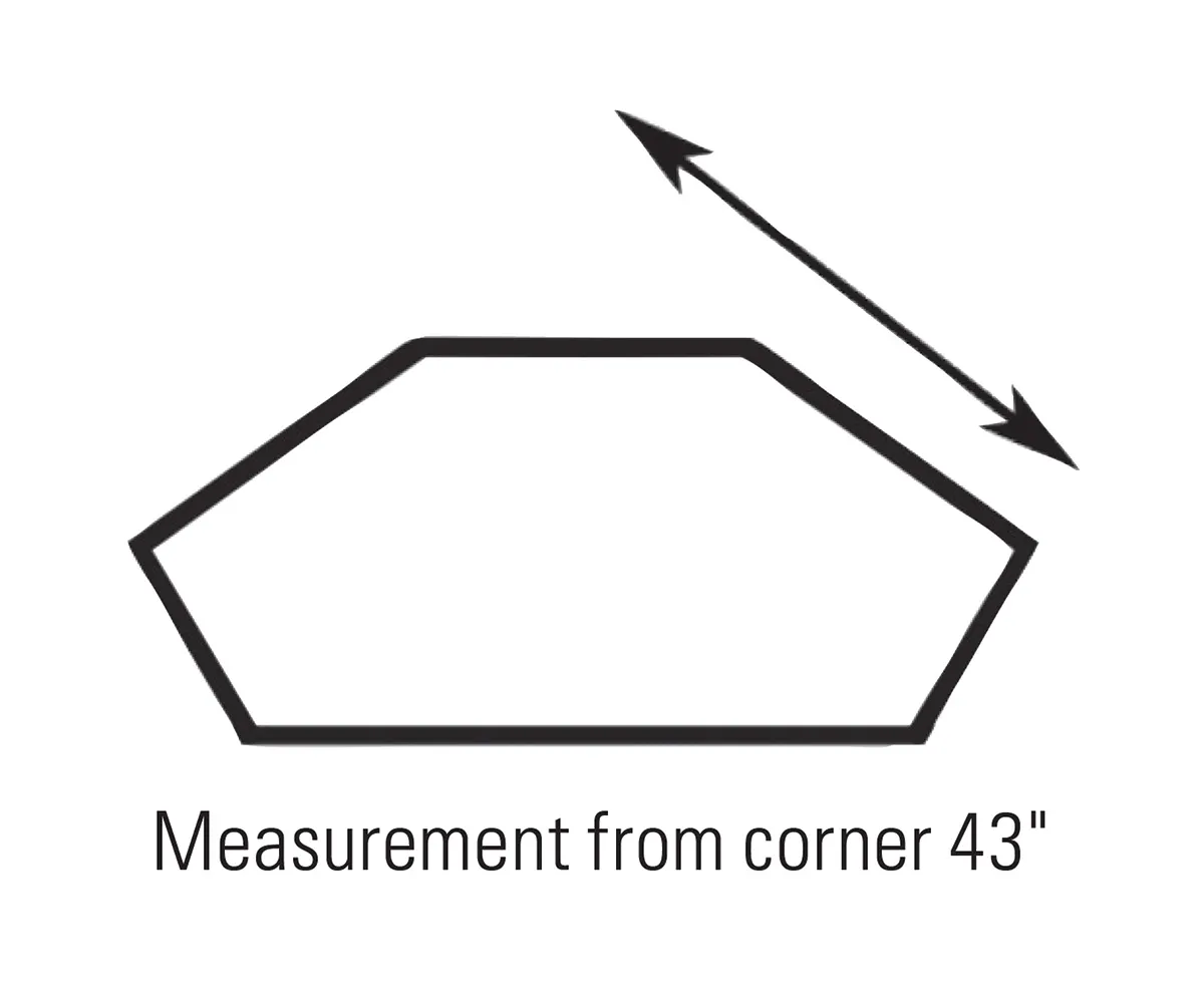 Kenwood Corner Cabinet - 61"W - Image 2