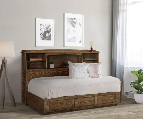 Ajay Bed With Side Storage Tower Collection