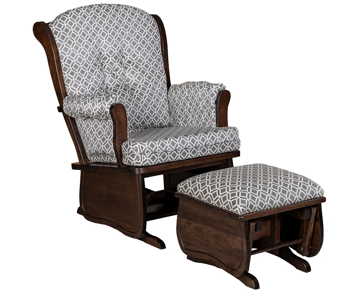 Swanback Regular Glider and Ottoman