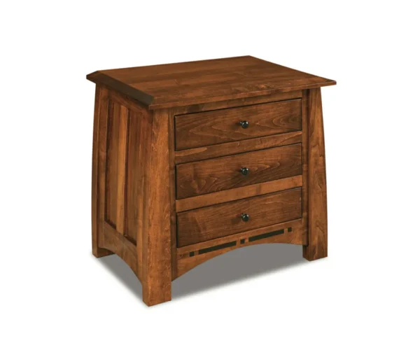 Boulder Creek 3 Drawer Nightstand