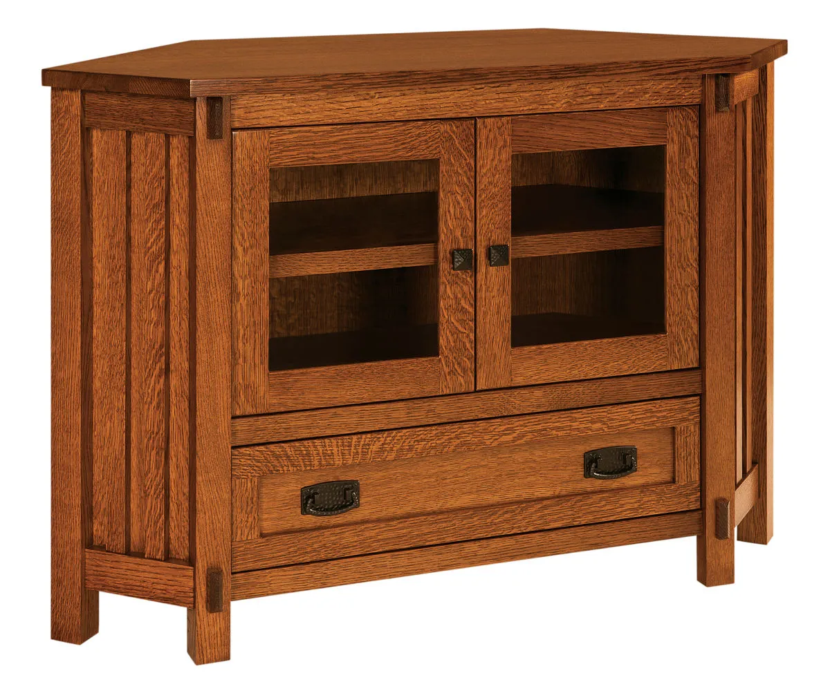 Rio Mission Corner Cabinet - 49"W
