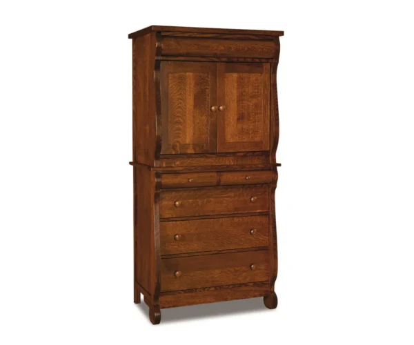 Old Classic Sleigh Armoire
