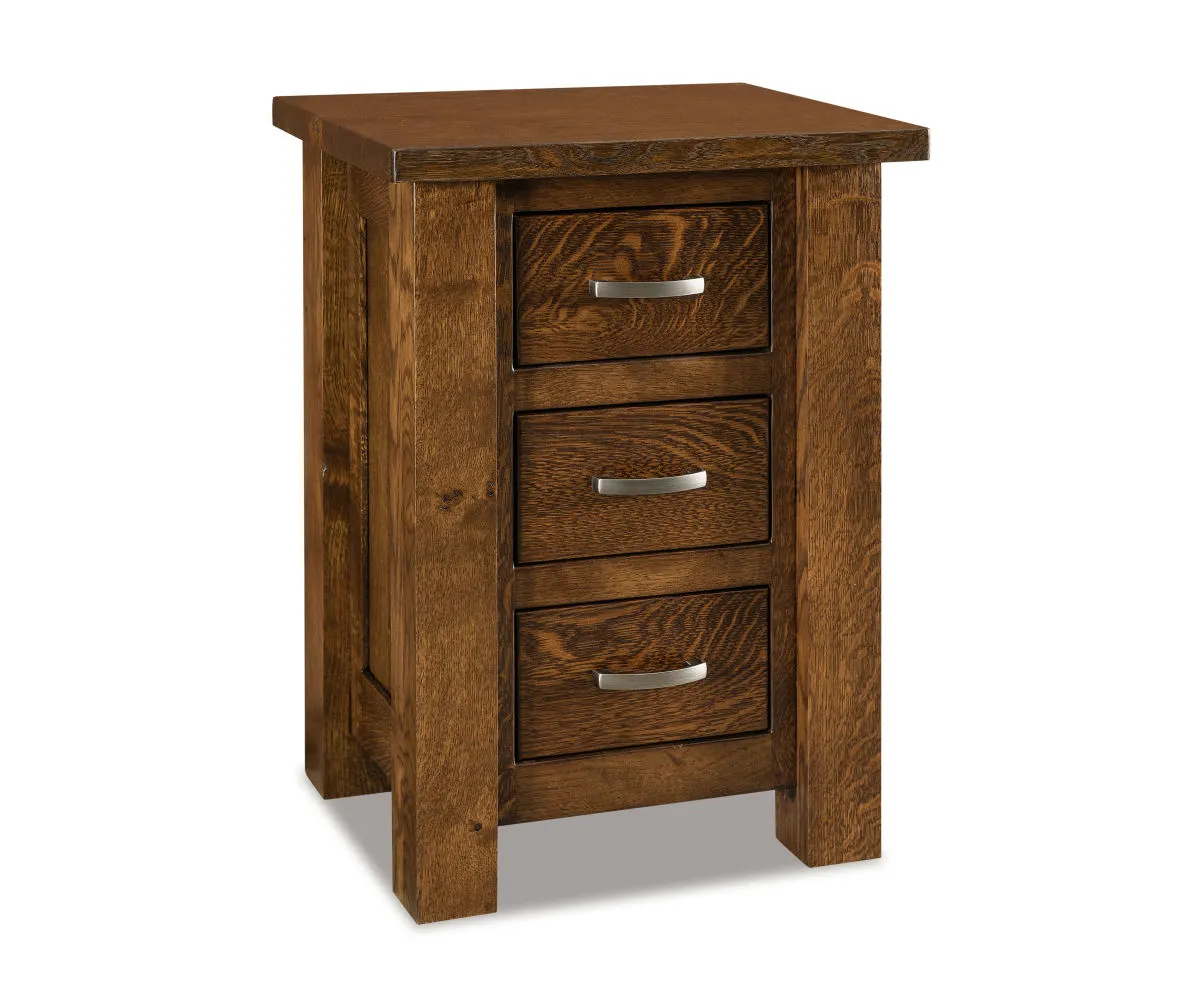 Heidi 3 Drawer Nightstand