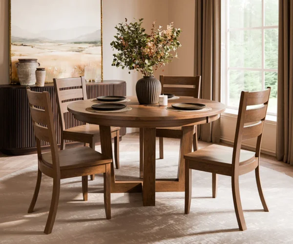 Portland Single Pedestal Table Collection