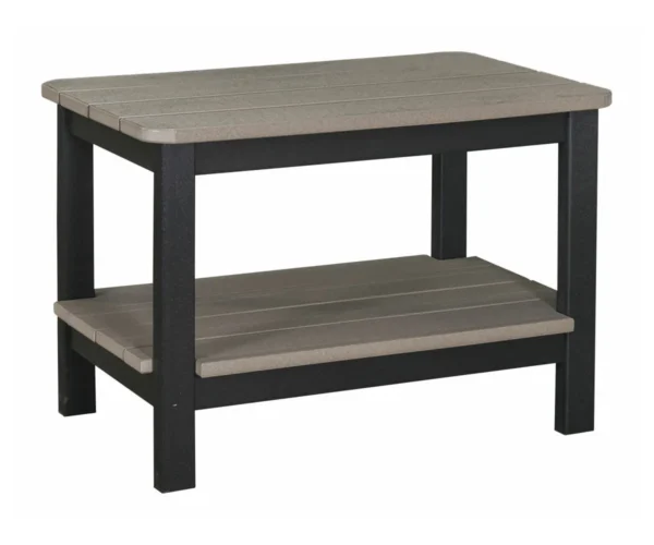 Coffee Table with Double Shelf