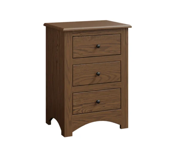 Troy 3 Drawer Nightstand
