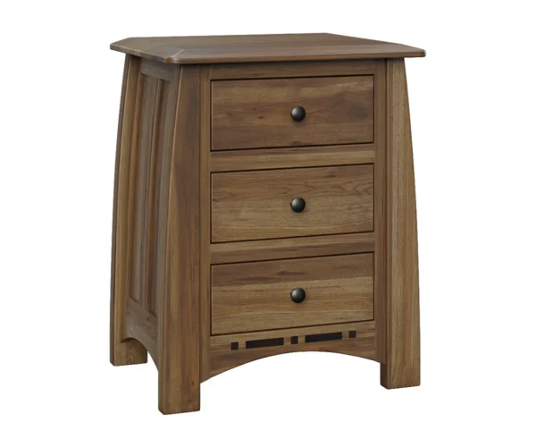 Boulder Creek 3 Drawer Nightstand