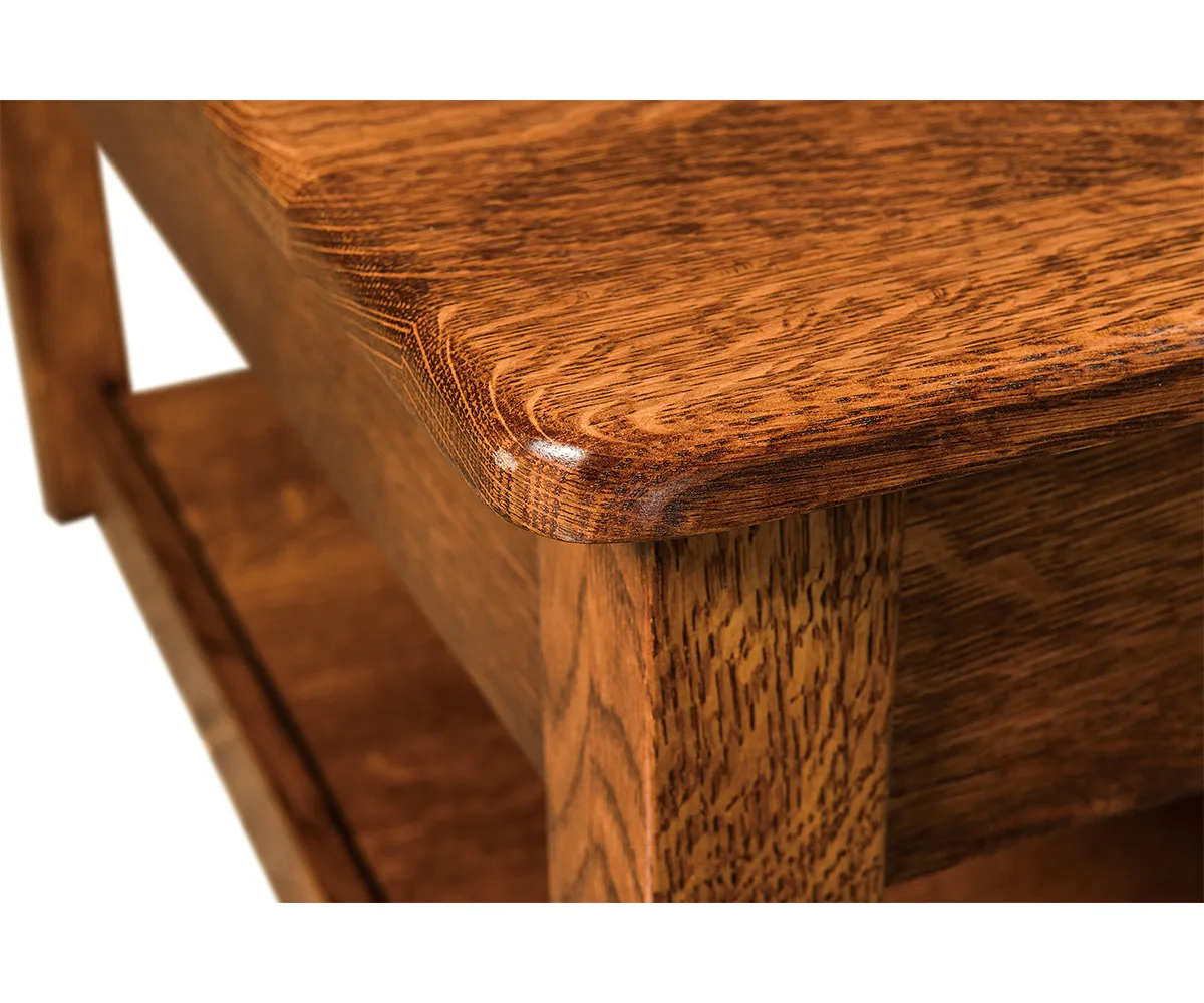 Contemporary Mission End Table - Image 2