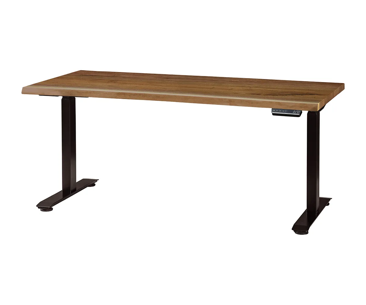 Adjustable Height Desk Live Edge - Image 3