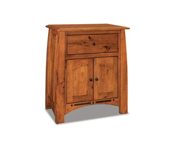 Boulder Creek 1 Drawer 2 Door Nightstand