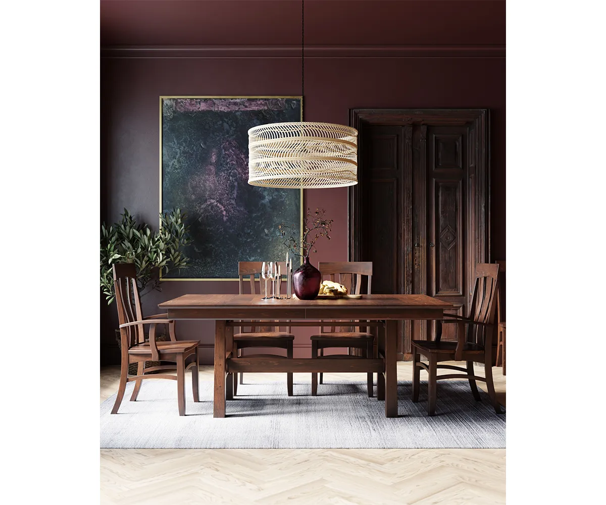 Bridgeport Trestle Table Collection - Image 5