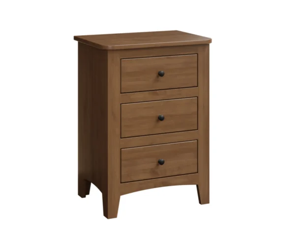 Dover 3 Drawer Nightstand