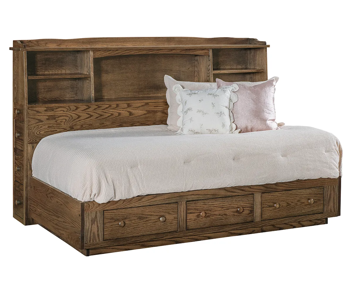 Ajay Bed With Side Storage Tower