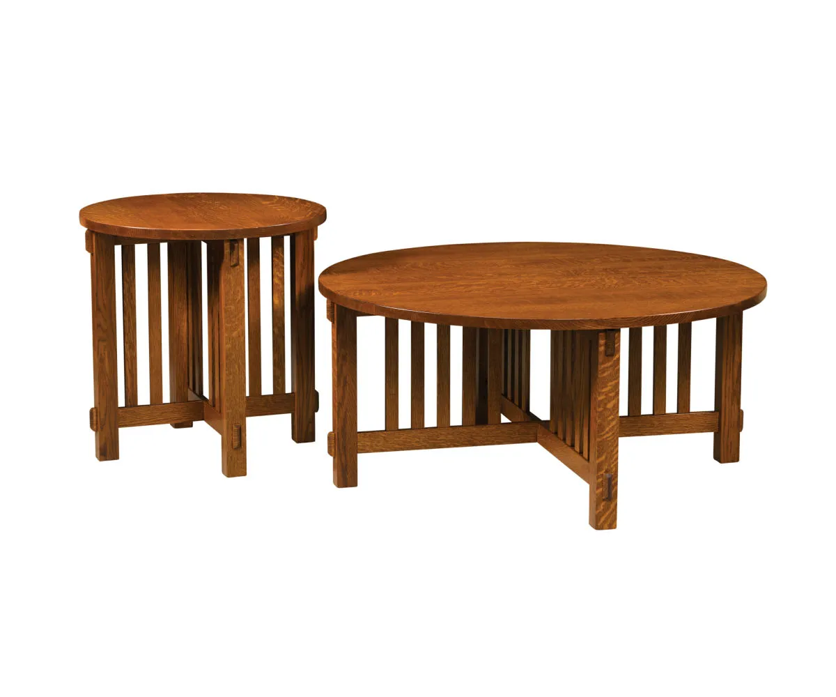 Rio Mission Round Occasional Tables