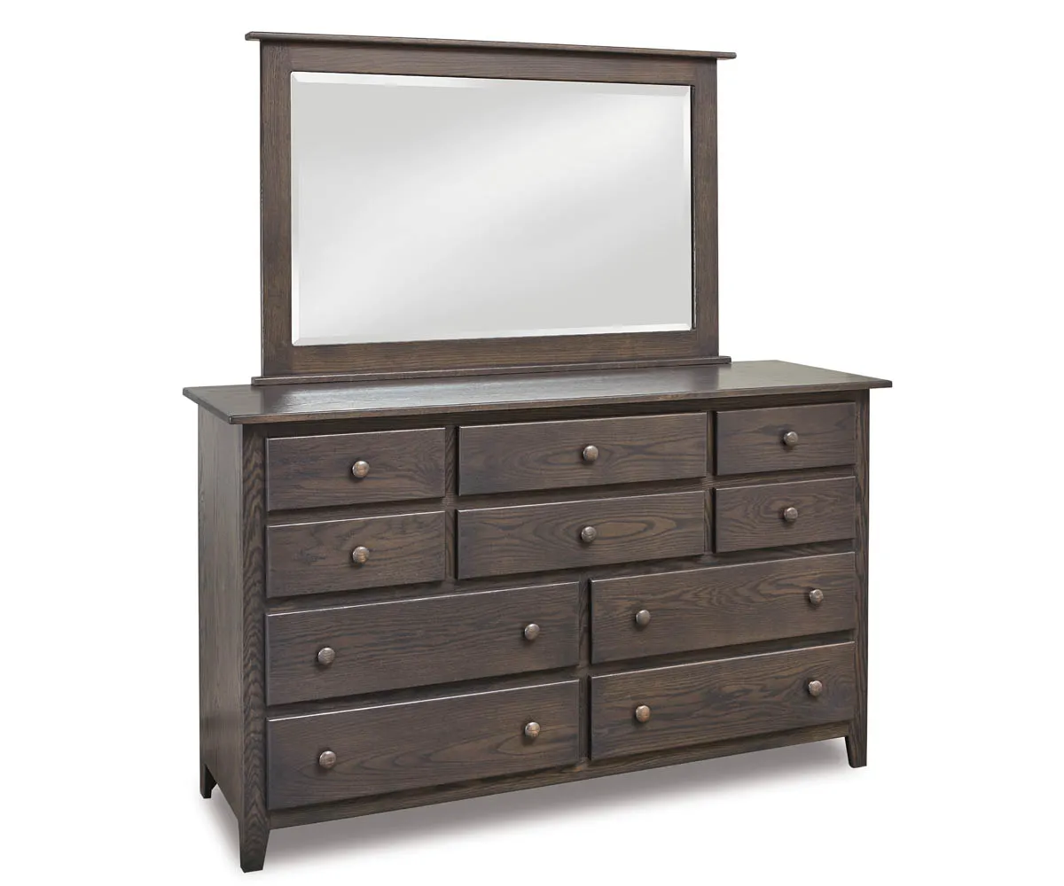 Shaker 10 Drawer Dresser